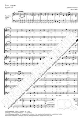 Ave verum (en mib / Es) – Charles Gounod