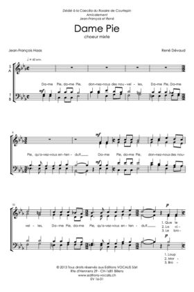 Dame pie – René Dévaud