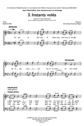 Instants volés – Dominique Gesseney-Rappo / Stéphane Blok