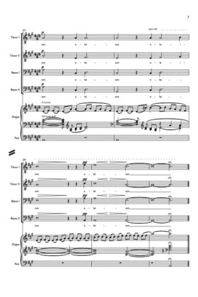 Missa brevis « O lux beatissima » TTBB – (partition de direction) – Valentin Villard