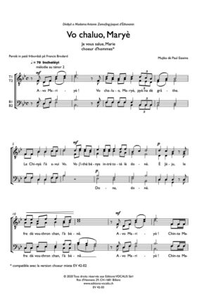 Vo chaluo, Maryè – Paul Esseiva