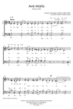 Ave Maria – Hedwige Chrétien / Charly Torche
