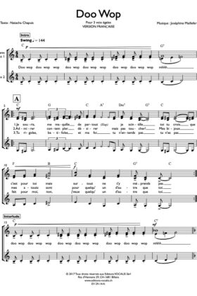 Doo Wop ! (Version française) – Joséphine Maillefer