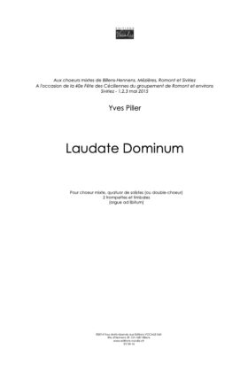 Laudate Dominum (partition direction)