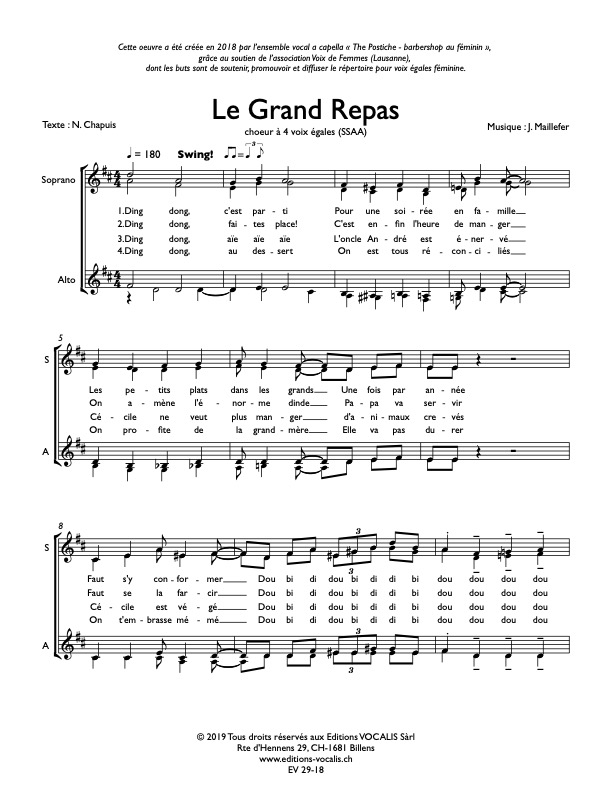 Le grand repas - Joséphine Maillefer – Image 2