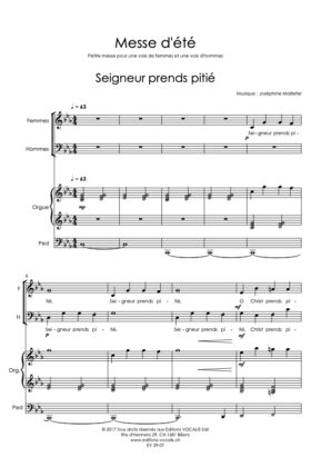 Messe d&rsquo;été – Joséphine Maillefer