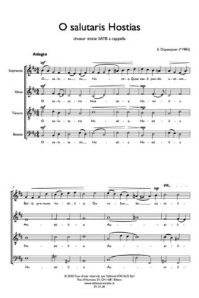 O salutaris hostia – Emmanuel Dupasquier