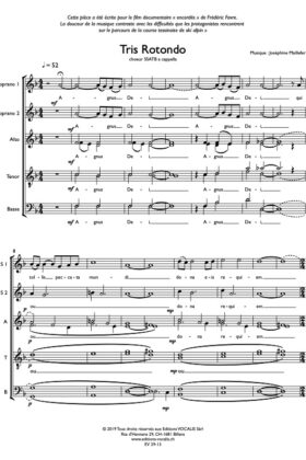 Agnus Dei – Tris Rotondo – Joséphine Maillefer