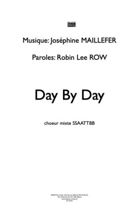 Day by day – Joséphine Maillefer