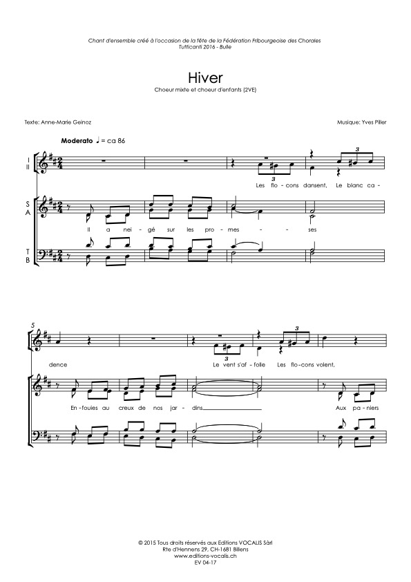 Hiver - Yves Piller / Anne-Marie Geinoz