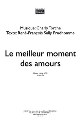 Le meilleur moment des amours – Charly Torche