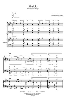 Alleluia  – Emmanuel Codogno