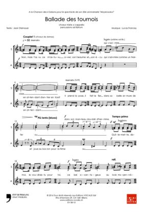 Ballade des tournois – Lucas Francey / Jean Steinauer