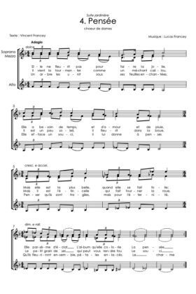 Pensée – Lucas Francey / Vincent Francey