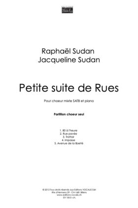 80 à l’heure – tiré de la « Petite suite de Rues » – Raphaël Sudan