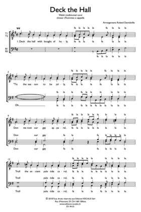 Deck the hall – Noël trad. / Arr. Roland Demiéville
