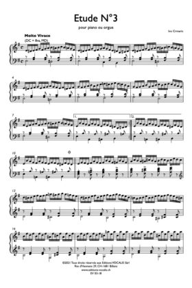 Etude n°3 – Ivo Crmaric