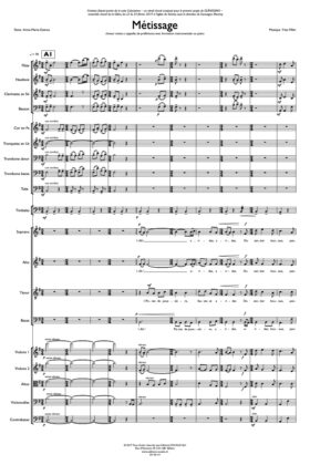 Métissage (partition direction) – Yves Piller / Anne-Marie Geinoz