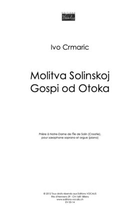 Molitva Solinskoj – Ivo Crmaric