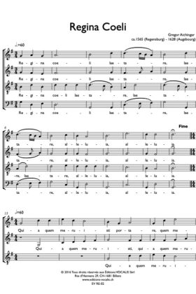 Regina Coeli – Gregor Aichinger