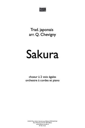 Sakura (partition direction) – Quentin Chevigny