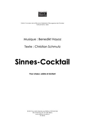 Sinnes-Cocktail mûschle – Benedikt Hayoz / Christian Schmutz