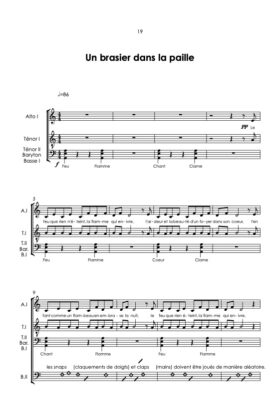 Un brasier dans la paille (tiré de « L&rsquo;Odyssée d&rsquo;une aurore) – Emmanuel Violi / Antoine Rosselet